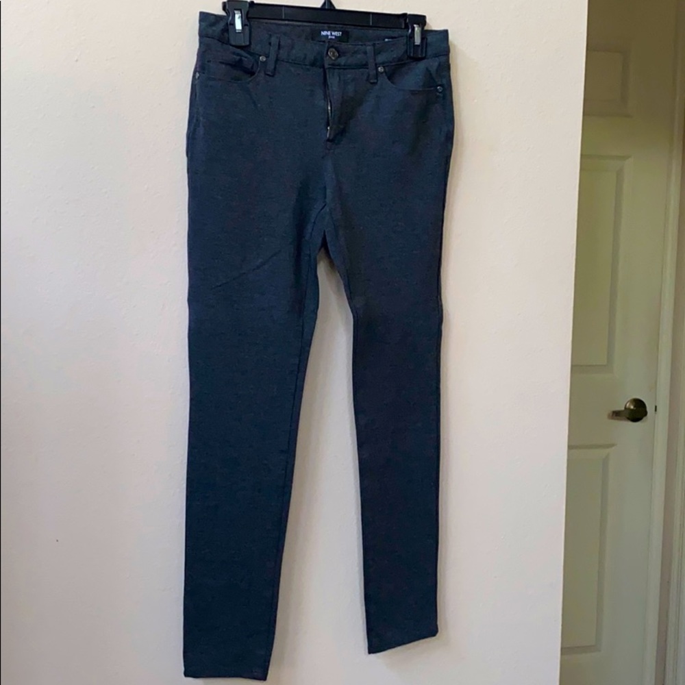 Nine West Gramercy Skinny Slacks Size 8